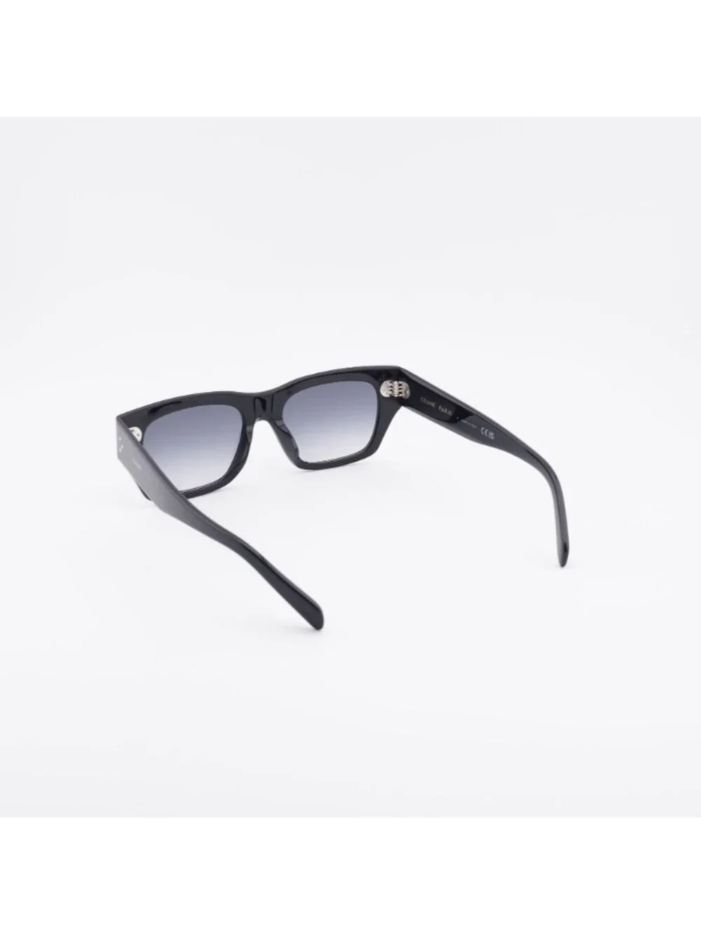 Celine CL40297U 01B Sunglasses Black Square Frame, Grey Lenses